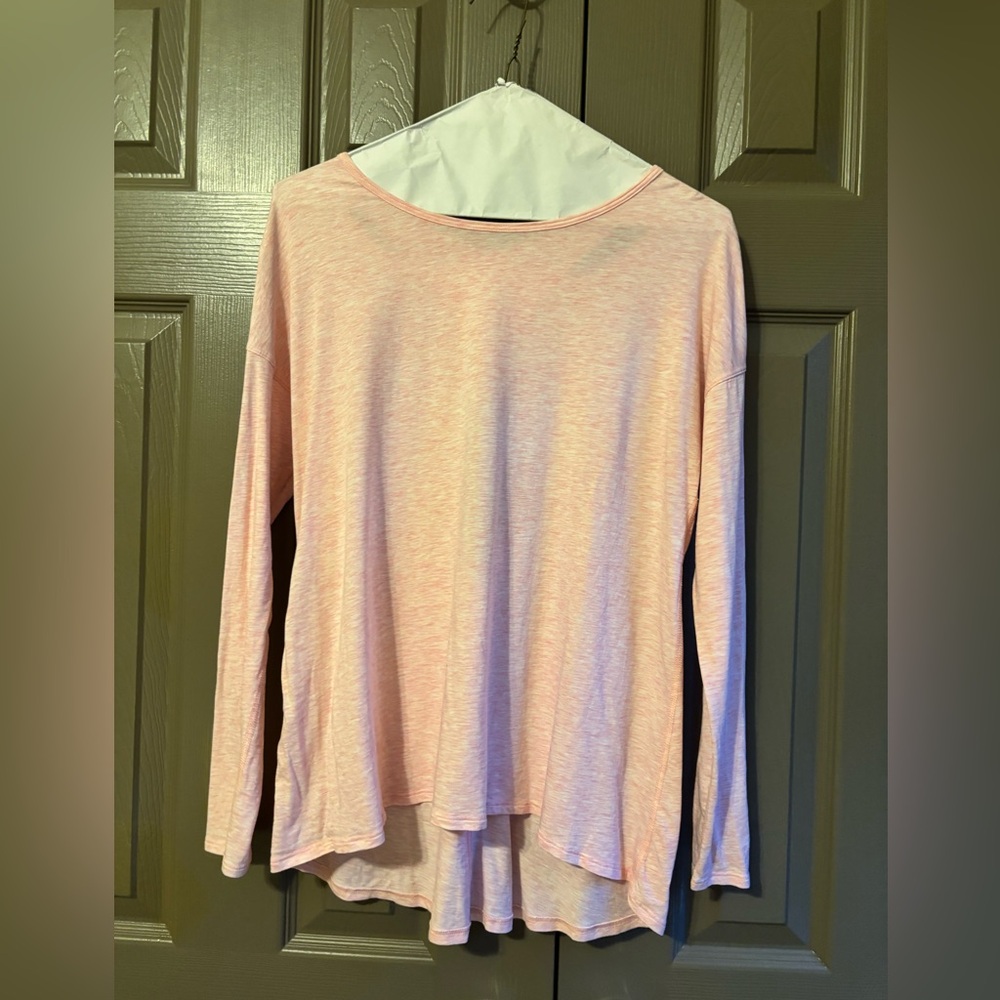 lululemon athletica Long Sleeve Light Pink Top